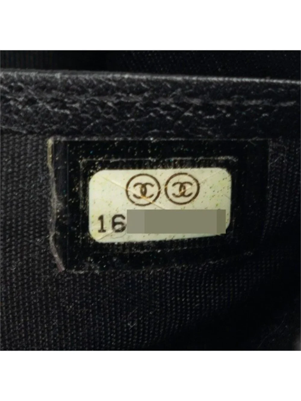 Chanel Camellia CC Logo Zip Around Wallet Black Gold Leather